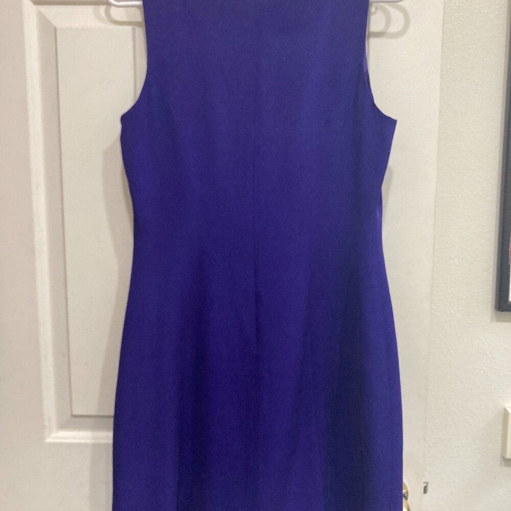 Hugo Buscati Purple Silk Dress